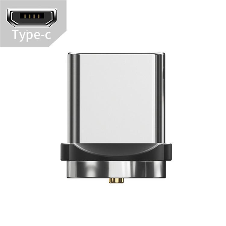 

Магнитный кабель 3-в-1 вращающегося типа Type-C для зарядки и передачи данных с угловым и прямым изгибом Type-C Head (No Cable)