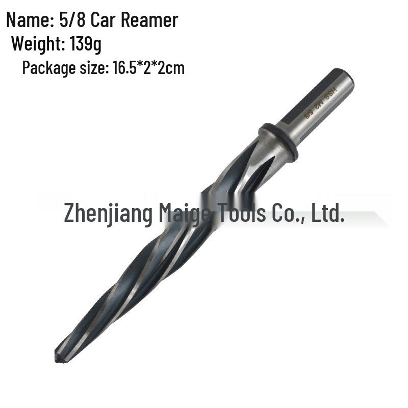 4PC High-Speed Steel HSS6542 M2 Five Flute Car Reamer Deburring Drill Bit Set