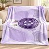 FK Austria Vienna Blanket Flannel Blanket Soft Cozy Plush Throw for Sofa Bed Lightweight Home Decoration Outdoor Camping