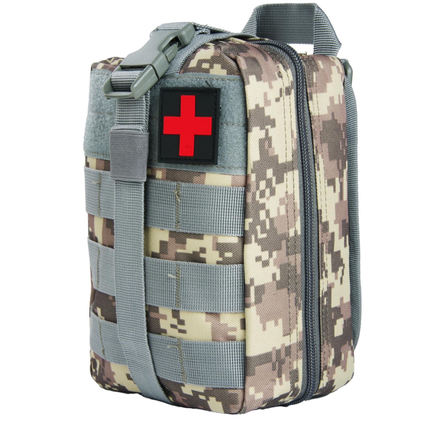 

Сумка для першої допомоги Тактичний медичний кемпінг EMT Emergency Survival Kit Hunting Outdoor Box Великий розмір 800D нейлоновий пакет