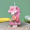 Flower Butterfly Number Candle, Birthday Topper Decoration for Party Celebration