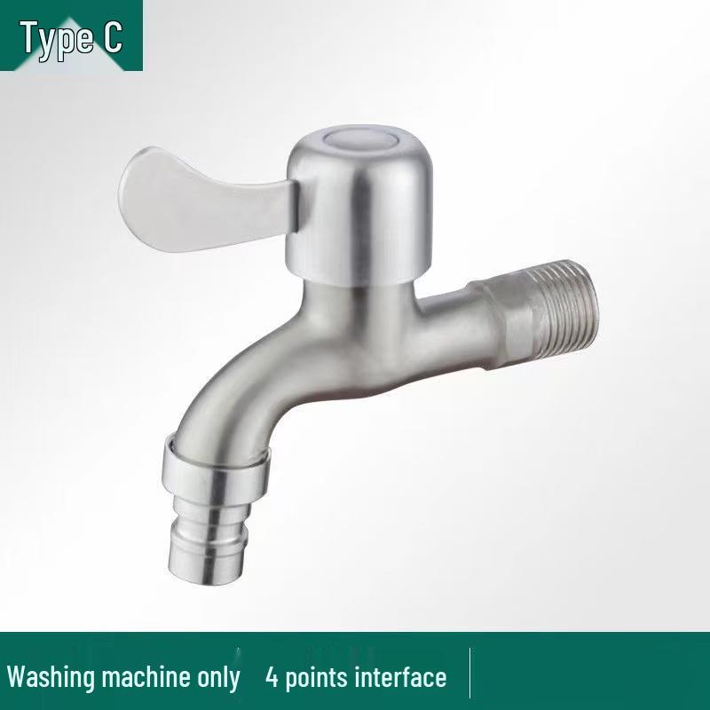 TLXT Traditional Wall-Mounted Stainless Steel Faucet