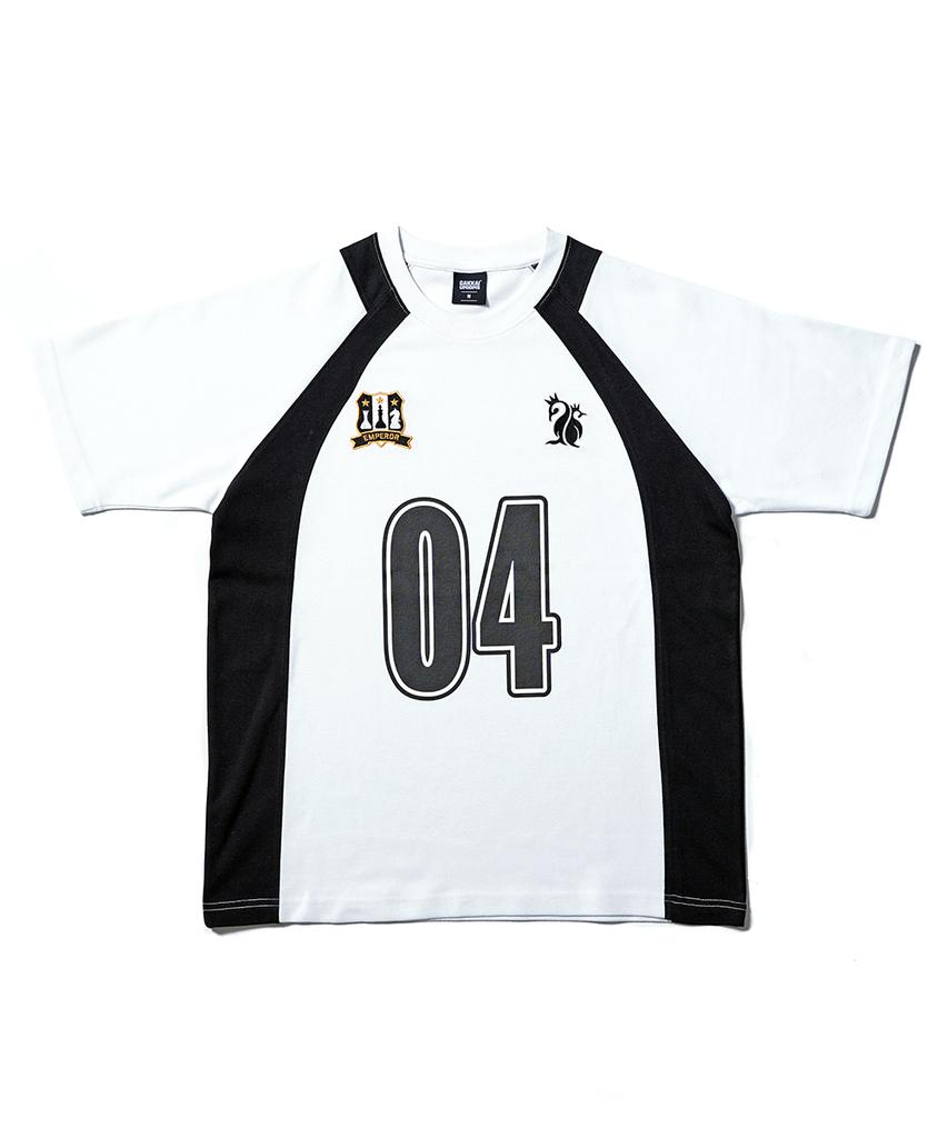 GAKKAI UNIONS Emblem Raglan Short Sleeve T-Shirt White