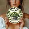 Rustic Olive Tuscany Fruit Decorative Metal Tin Wall Art Kitchen Home Garden Office Gift
