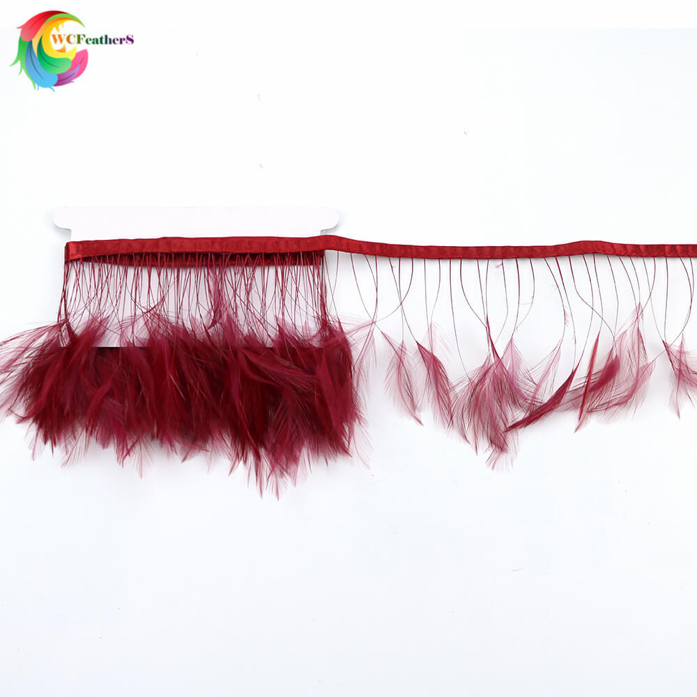 10-13Cm Tear Item Wool Edge Clothing Accessories Pendant Material Chicken Feather Cloth Edge Fringed Skirt Diy