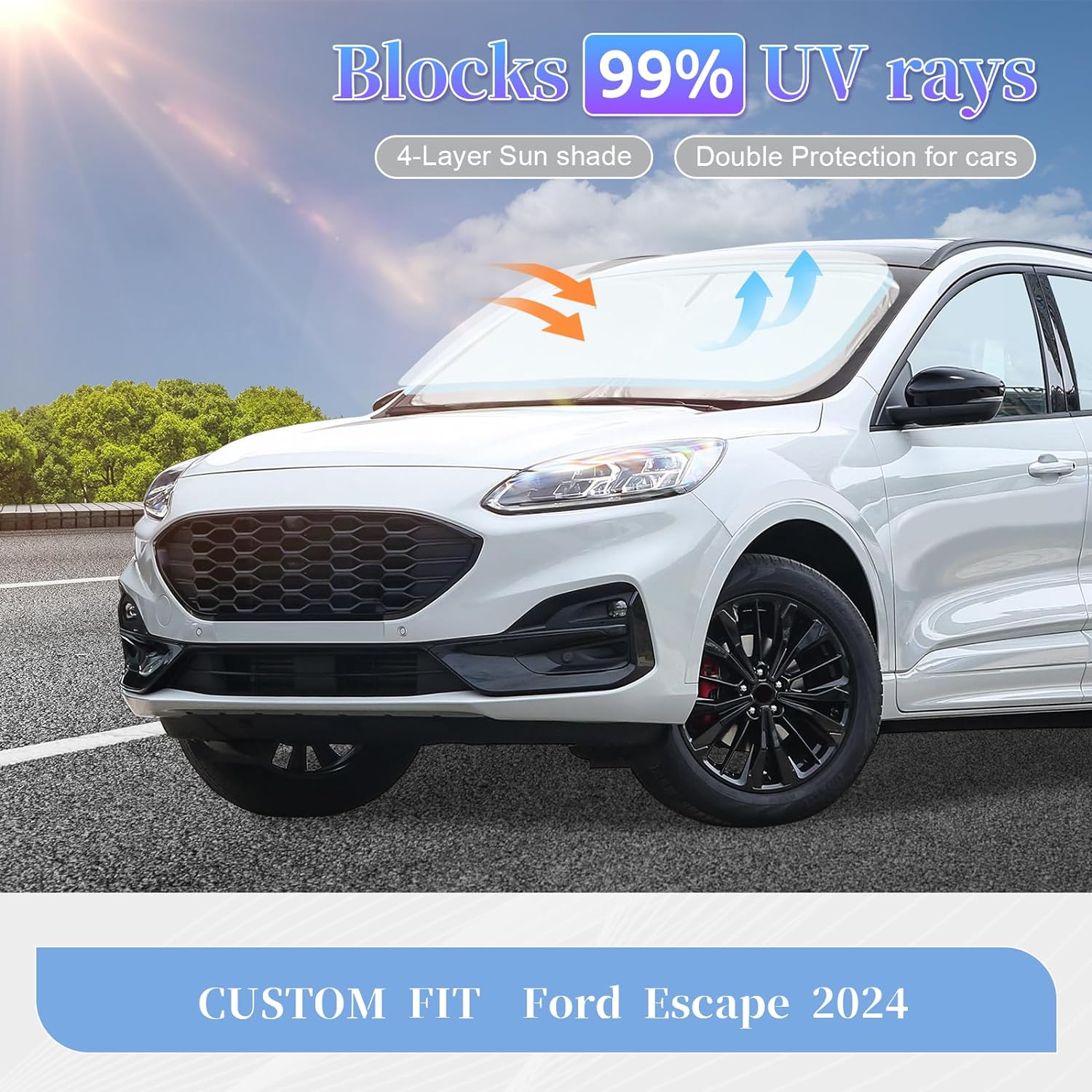 Солнцезащитный козырек для Ford Escape 2024 — фото 2