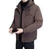 Men's Winter Light Luxury Hooded Down Jacket - Versatile Business Fashion Trend Coat