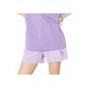 New MLB Base Logo Casual Shorts Women's Light Lavender 3FSPB0323-07LDL