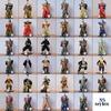 Japanese Samurai Ninja Figurines Dolls With Kimono Traditional Ninja Ornaments Home Decor Collection Arts Craft Gifts