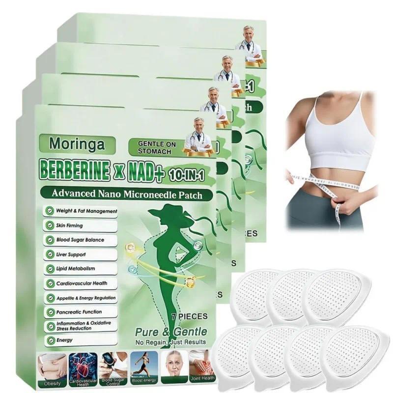 35Pcs Nano Microneedle Patch Natural Gentle Patches Metabolism Support Body Firming Patch Moisturizing Firming Skin for Women Men