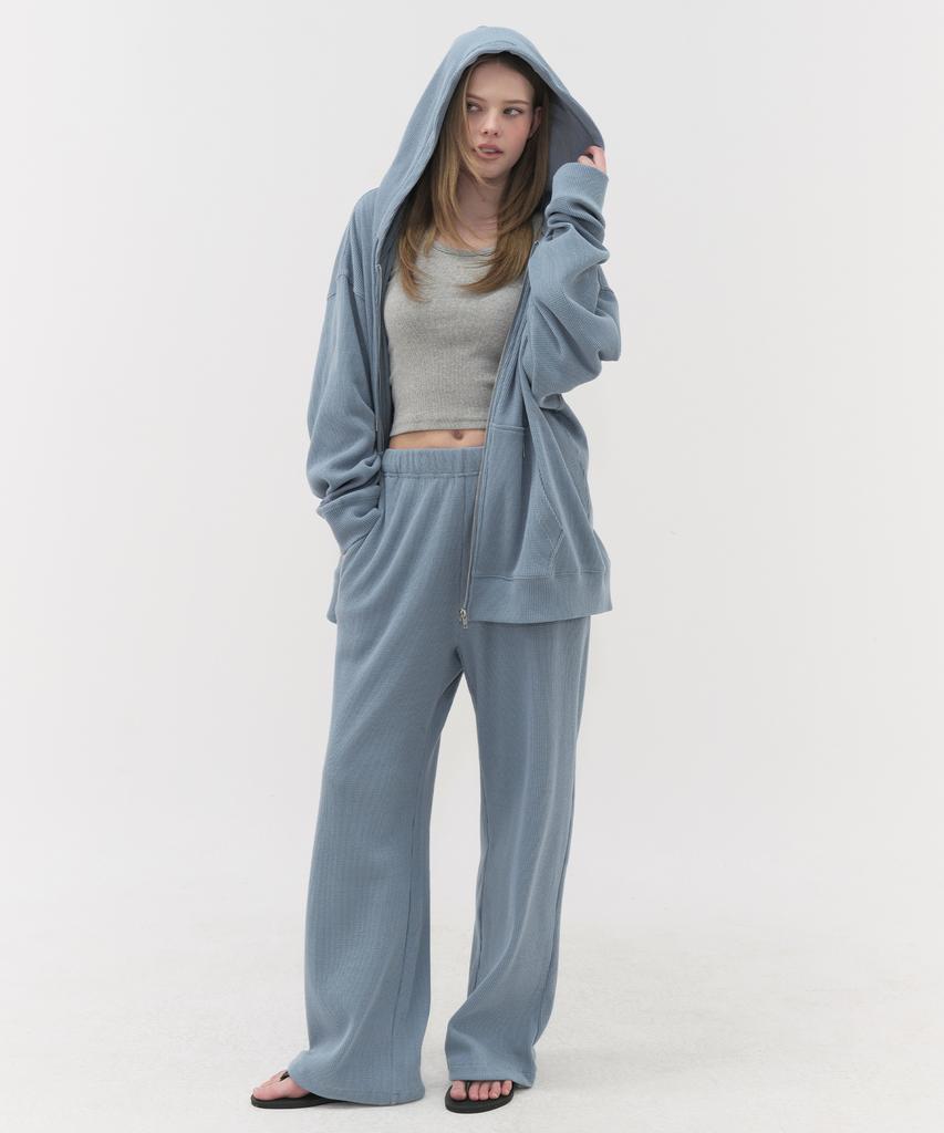 Leijiji Baked Waffle Lounge String Pants (5 Colors)