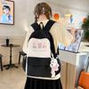 Schoolbag Japanese Ins Soft Cute Girl Cartoon Backpack Large Capacity and Lightweight Burden Reduction Campus Student Schoolbag Commuter Backpack