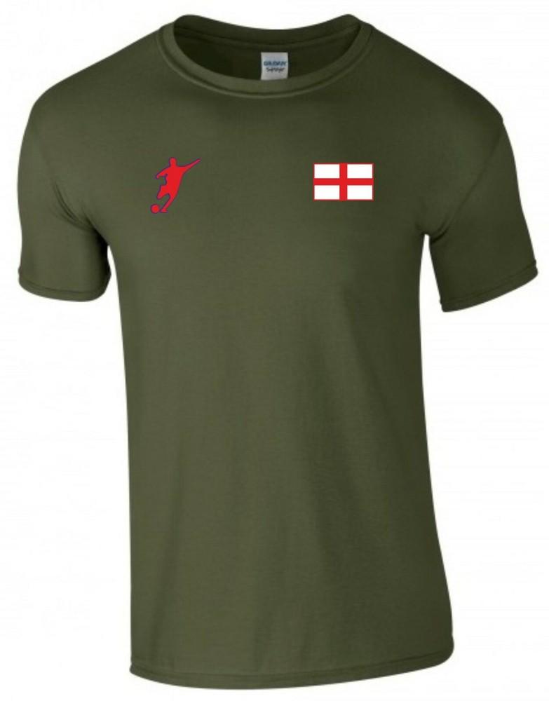 England Football T Shirt Three Lions Flag Fans Funny Birthday Gift Unisex Tee Top S