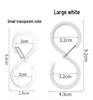 Multifunctional S-shaped Plastic Hook for Kitchen & Bathroom Wardrobes