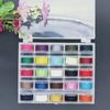 25 pezzi Set di bobine per filo inferiore per macchina da cucire domestica Accessori per cucire Bobine di plastica trasparente con scatola di immagazzinaggio per Brother Janome S