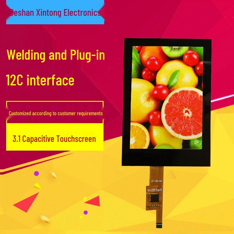 3.1" 480x800 Single Capacitive Touch Panel, Customizable.