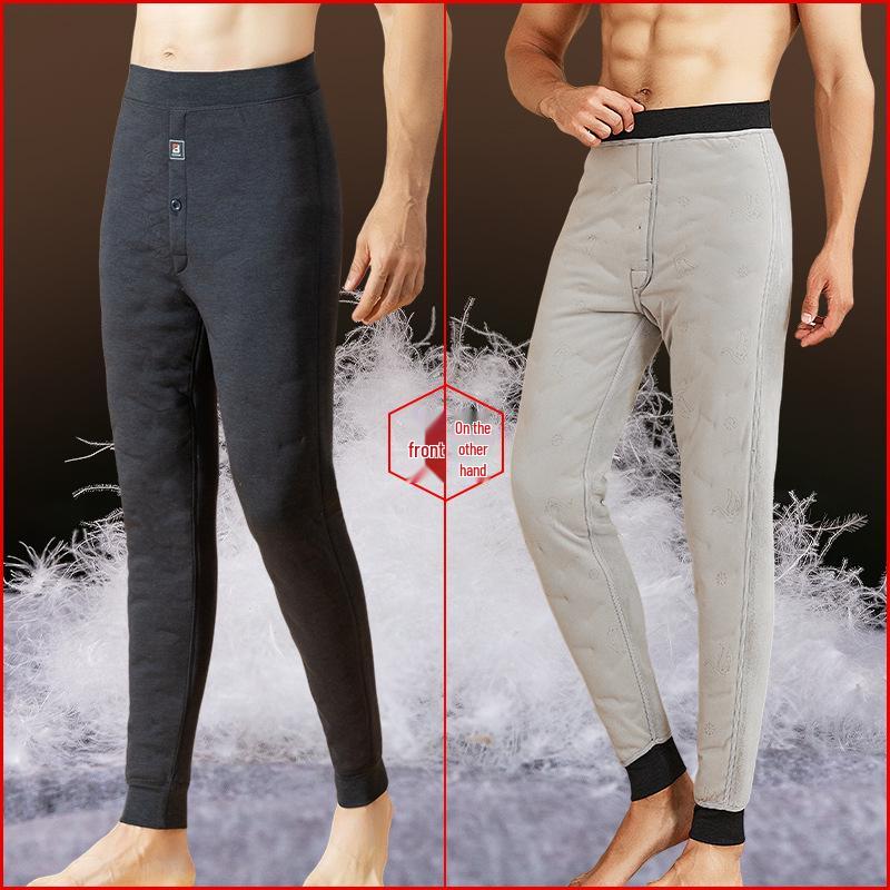 

Мужские теплые термобрюки на флисовой подкладке - Зимний базовый слой из гусиного пуха 2XL 130-150 lbs