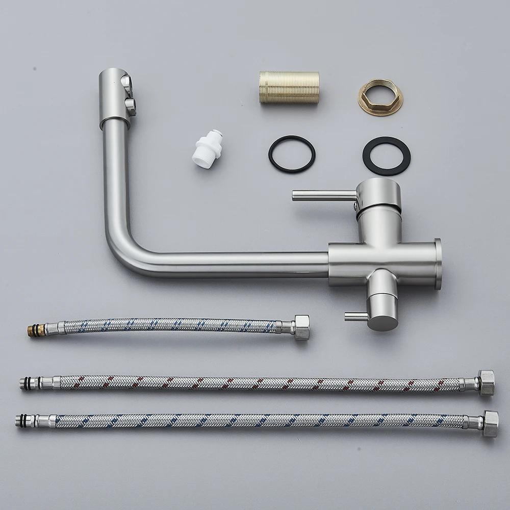 Water Filter Faucet Kitchen Faucet Drinking Water Tap Rotatable Water Purification Feature Taps For Kitchen Sink Mixer Cranes