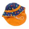 Kids Beach Shawl Sun Hat Cute Cartoon Print Hat Bucket Hat with Face Neck Coverage Kids Sun Hat Comfortable for Girls