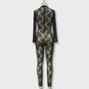 2023 Sexy Lace See-Through Long-Sleeve Jumpsuit for Women - Slim Fit, Popular European & American Fashion