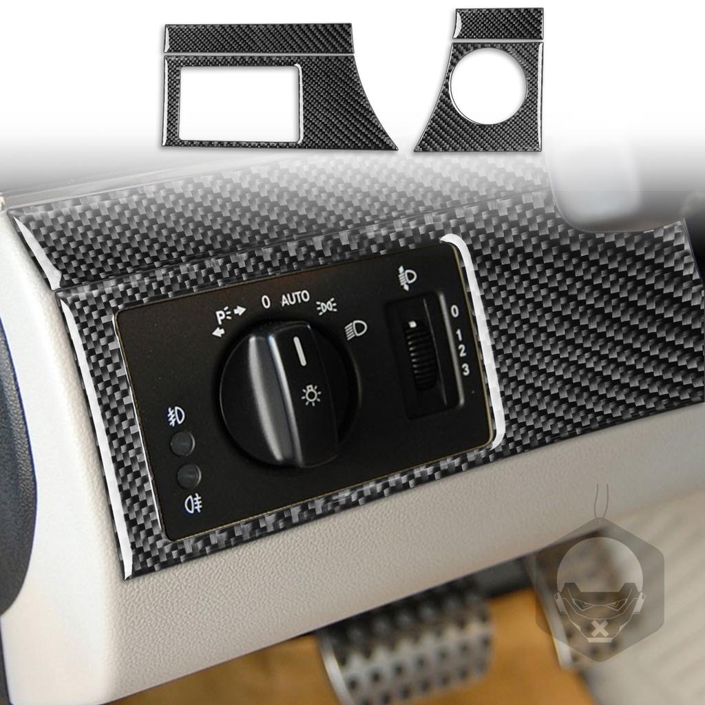 Käiguvahetusinstrumendi lugemislamp uste käepide, tõstepaneel süsinikkiust kleebise ääris Mercedes Benz B klass W245 jaoks