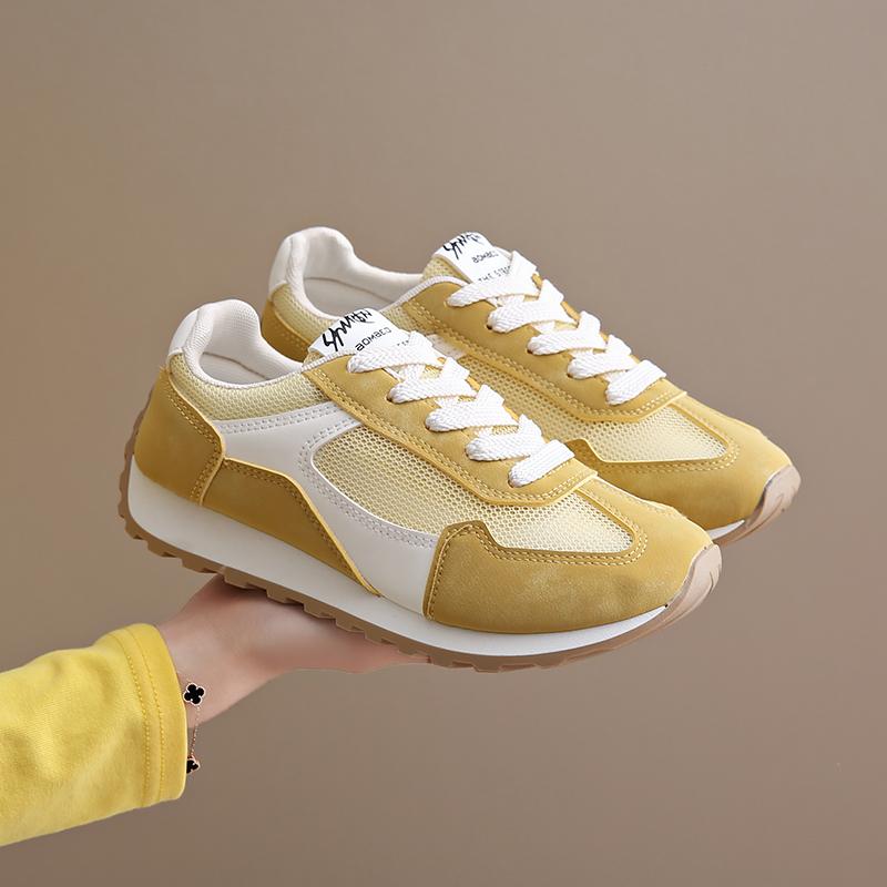 Fashion CRLAYDK Classic Sneakers for Women Mesh Fashion Casual Trainers Summer Shoes Ladies Breathable Walking Sports Student Tennis