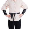 Medievals Knights Costume Halloween Knights Pirate Cosplay Costume Renaissances Costume Accessories Belt Swords Frogs