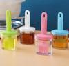 Oil Brush Pancake Oil Brush Integrated Oil Pot Brush With Bottle Kitchen Dustproof Household High Temperature Baking Tool