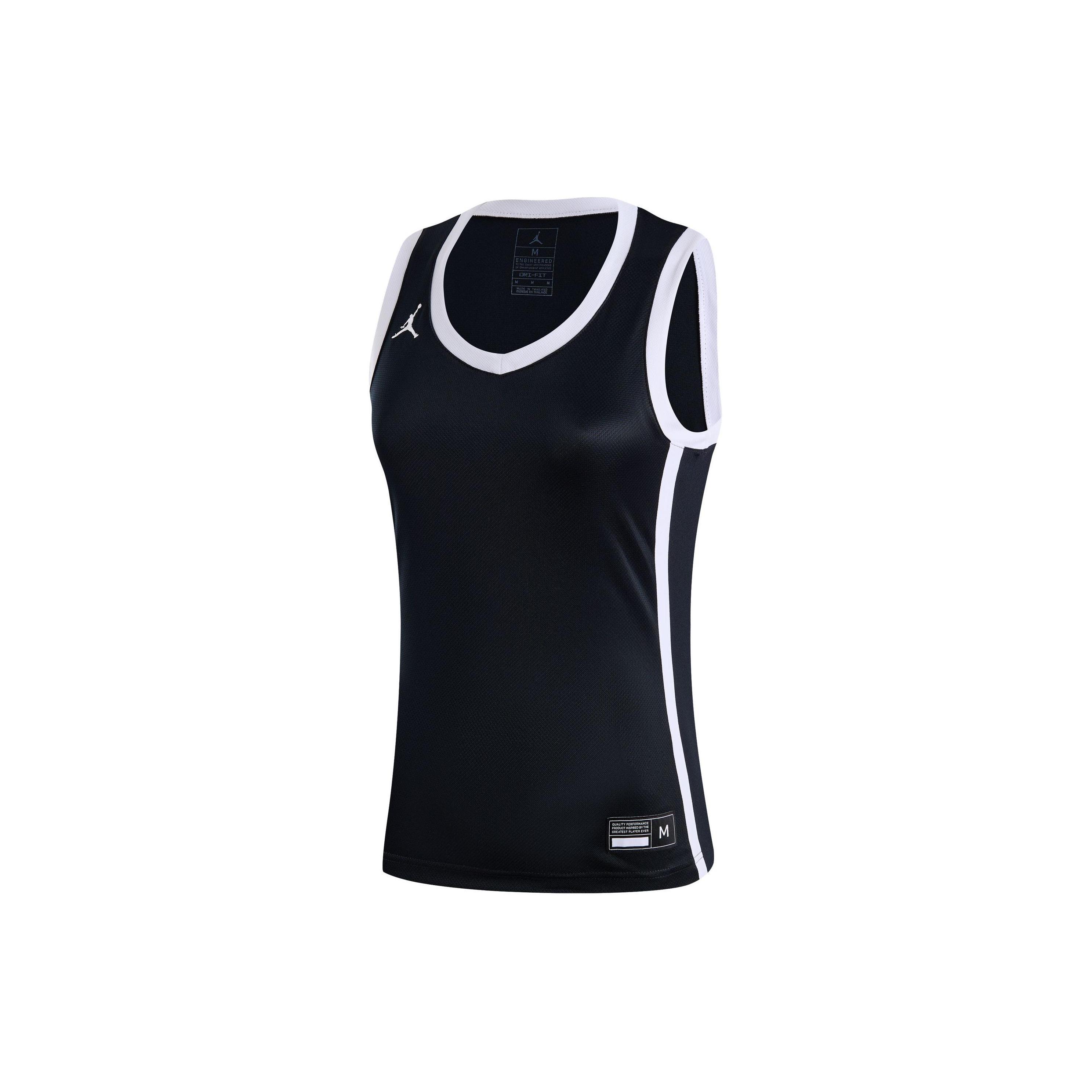 

Новая женская баскетбольная майка Jordan SS24 DRI FIT, черная HF1070-012 XL