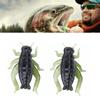 100PCS Reusable Cricket Baits Soft Fishing Lures Durable Fishing Baits  Outdoor Fishing