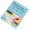 48Pieces Total-24Large&24Small Non-Slip Silicone Grips for Quilt Templates, Quilting Rulers, Adhesive Backing Rings Sewing Tool