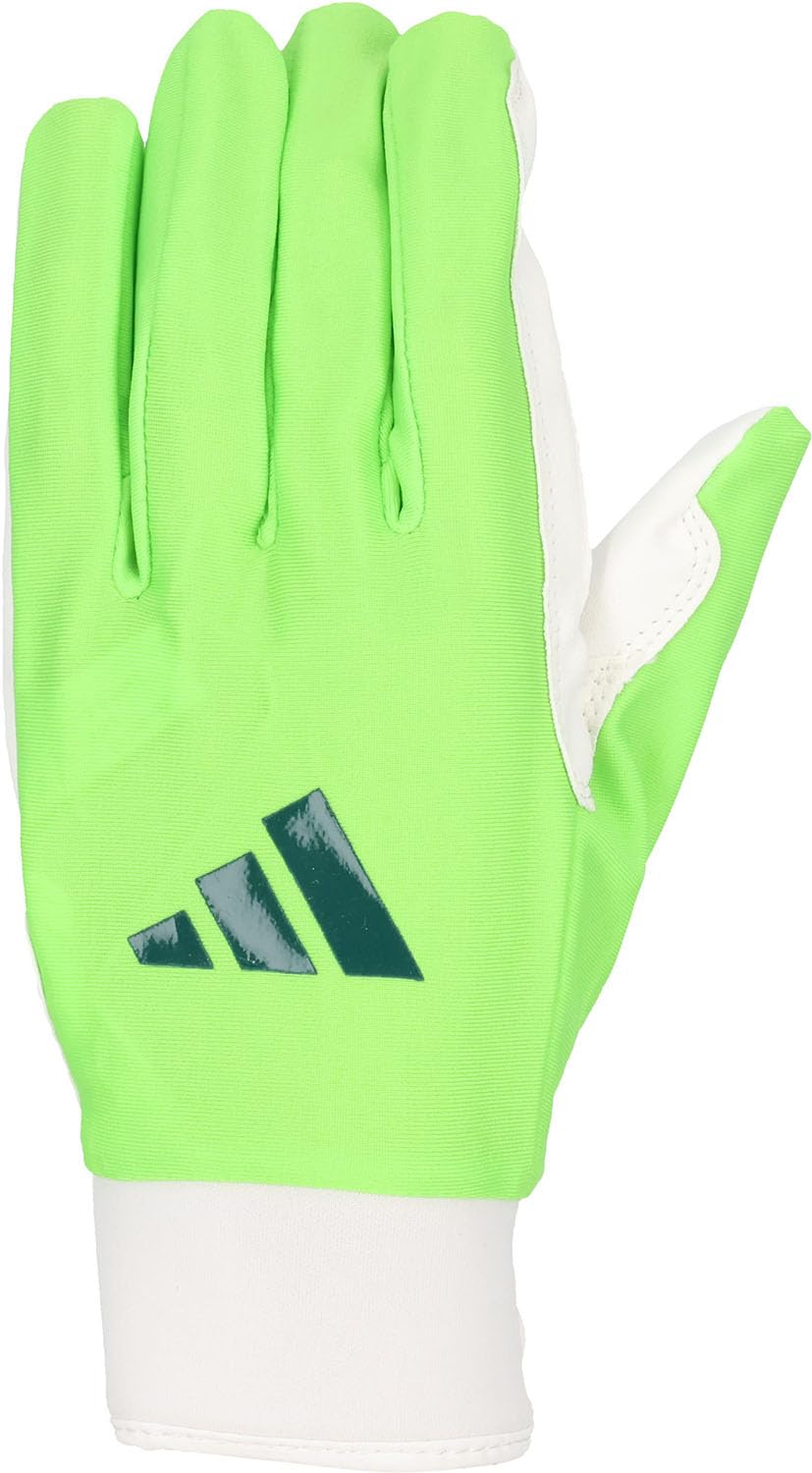 

adidas Fielders перчатка для бейсбола/софтбола, цвет Лаймово-зеленый x LHM LBG605, Белый,