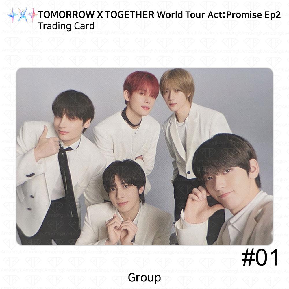 TXT Мировой тур акт : Promise Ep2 Коллекционная карточка Weverse Shop Benefit Photocard Group #1