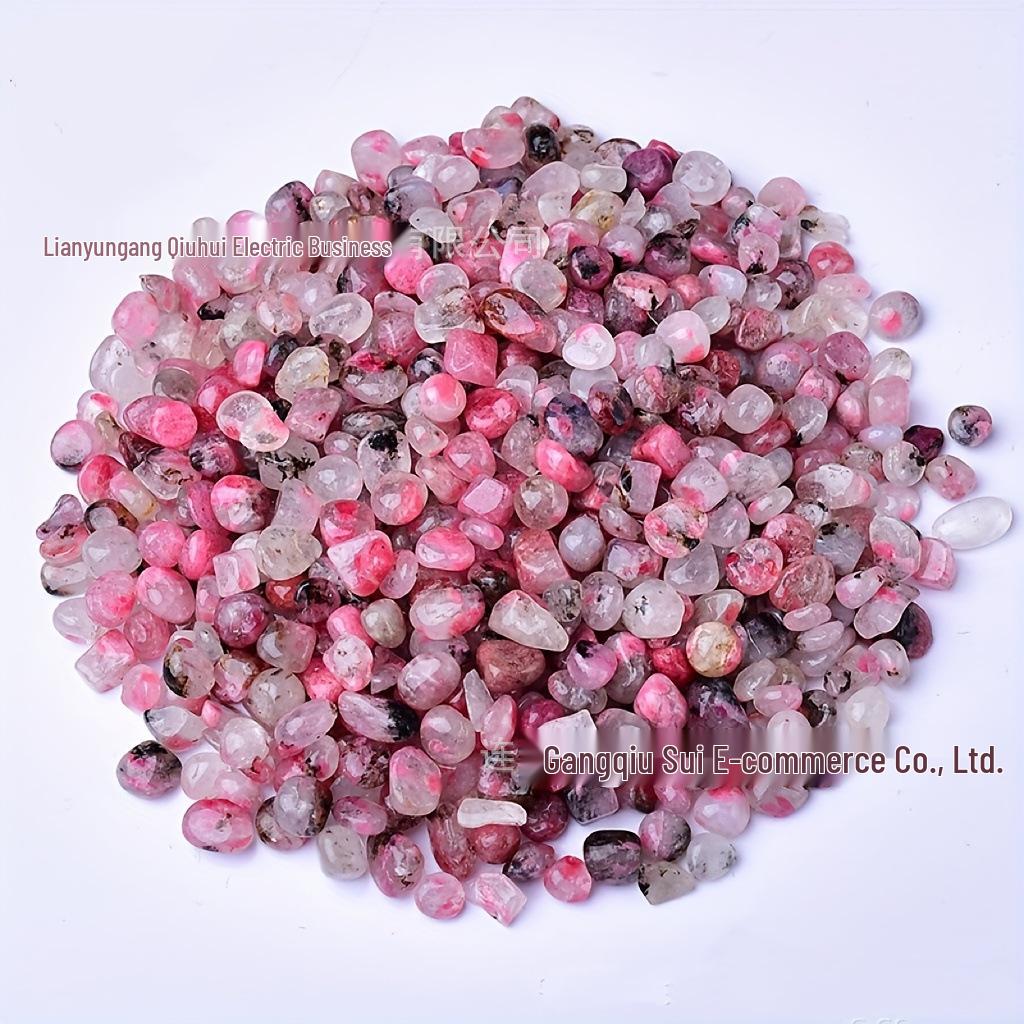 

Камни для аквариума и цветочного горшка из розового кварца цвета цветущей сакуры 3-5mm