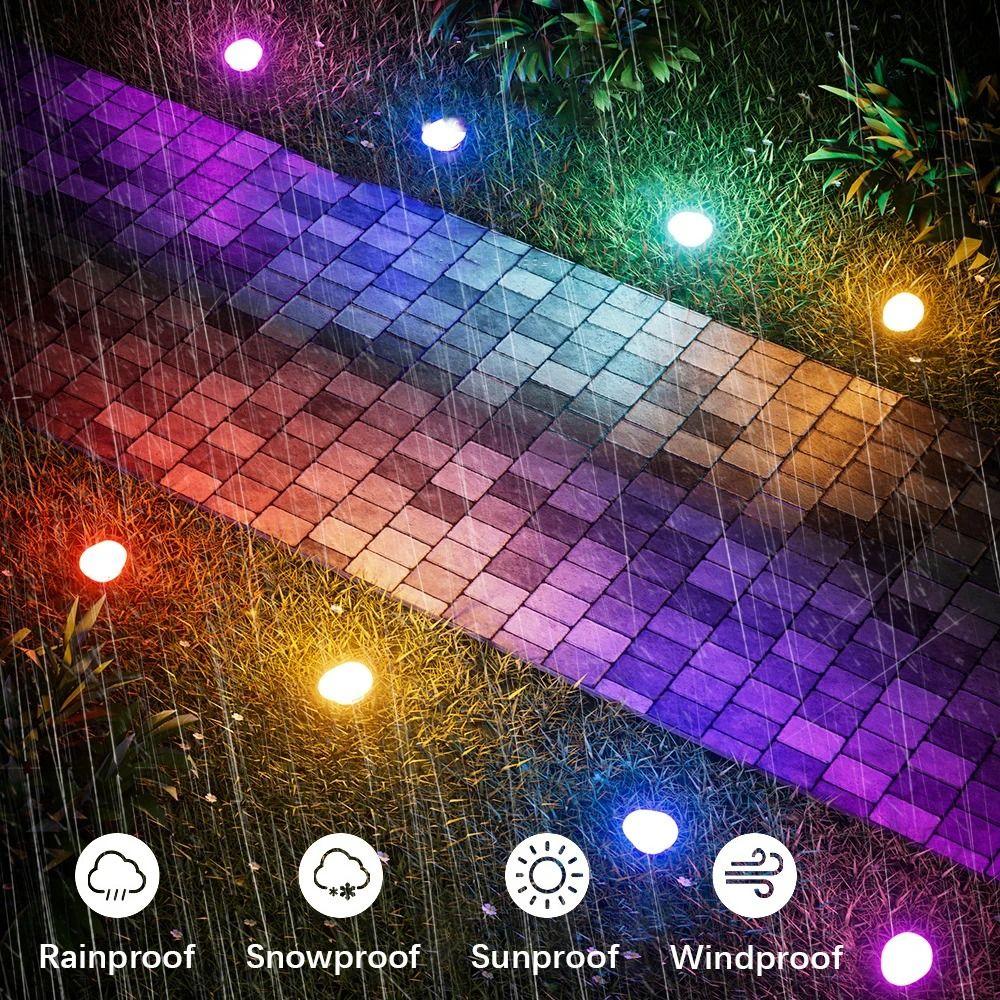 Energy Saving LED Solar Light Cobblestone Shaped Solar Lawn Lamp Solar Landscape Light Lawn
