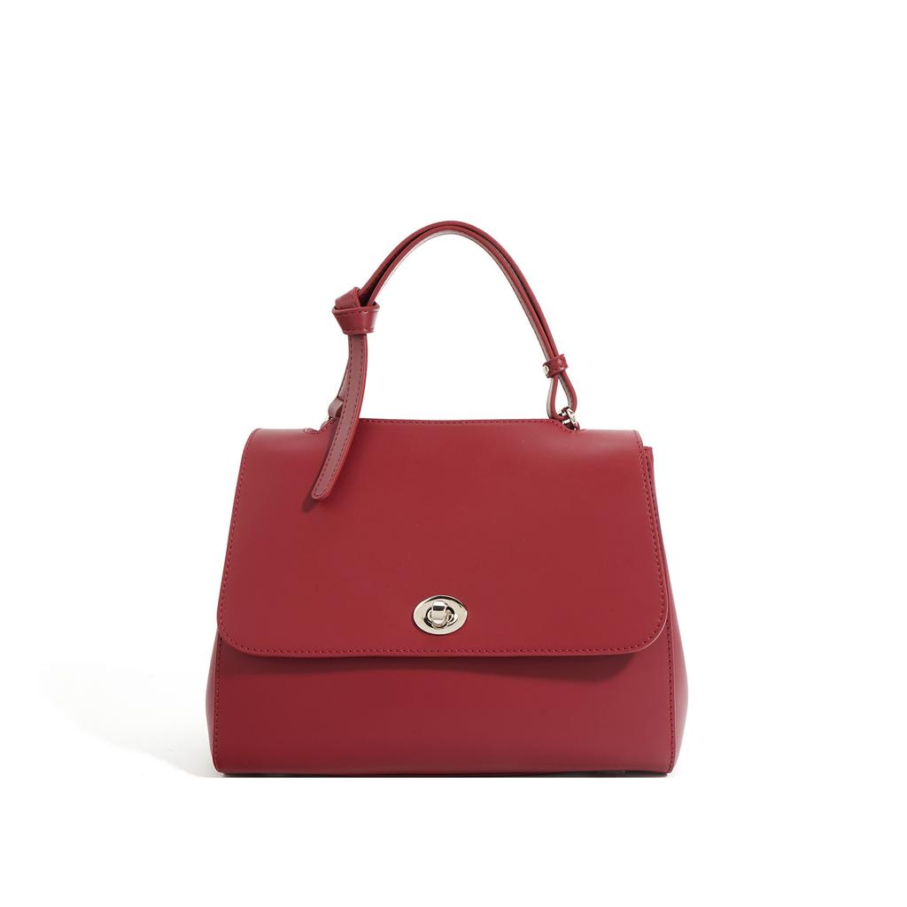 Leder Handtasche Modisch und Vielseitig Ein Schultertasche Crossbody Tasche Große Kapazität Temperament High-End Damen Tasche