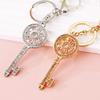 Sparkling Rhinestone Keychain Pendant Chic Accessory For Couples Creative Gift Idea