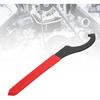 Locknut Wrench, Castle Nut Wrench, Coilover Spanner Wrench C Shape Shock Spanner Wrench High Carbon Steel Hook Wrench Tools for Suspension System and