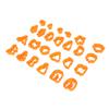 193pcs Clay Earring Cutters 25 Shapes Clay Cutters for Key Rings Necklaces