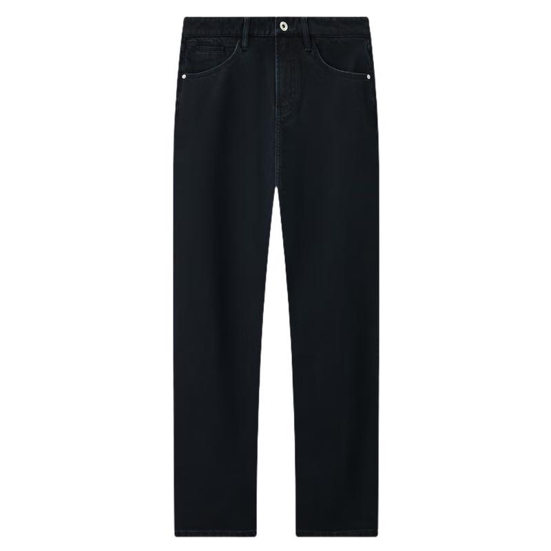 Joemoon Men's Wool Blend Straight-Leg Jeans