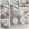 Silicone Strap Women's Watch Simple Design Watch Creative Quartz Watch  Gift