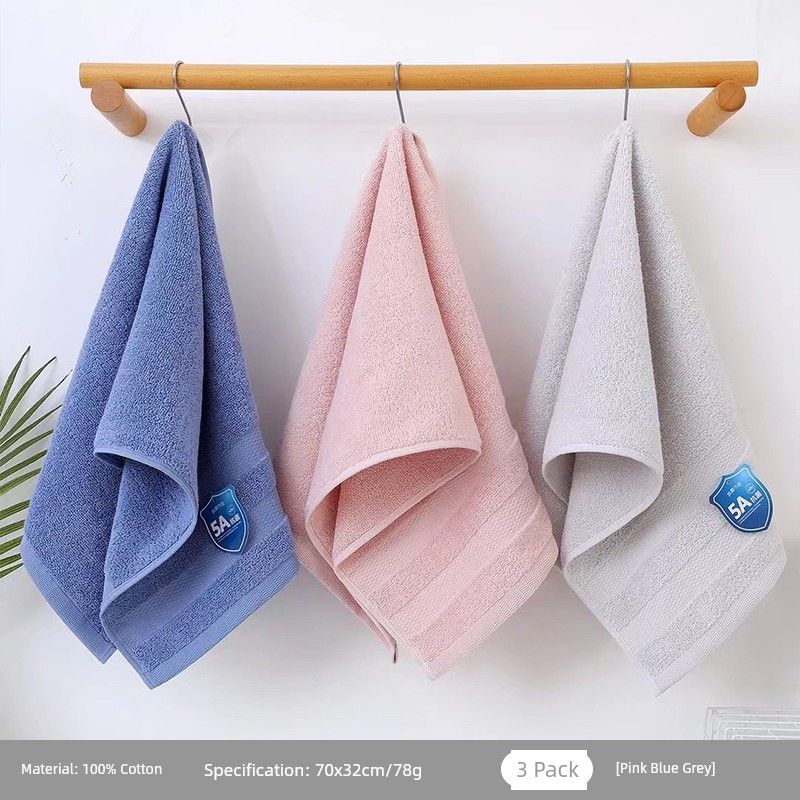 Water-Absorbing Bath Soft Comfortable Quick-Drying Pure Cotton Towel