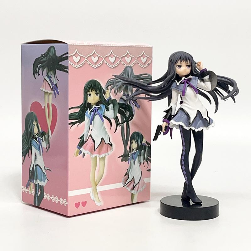 2 Color Japan Anime Puella Magi Madoka Magica Akemi Homura  Figure Toys 17cm
