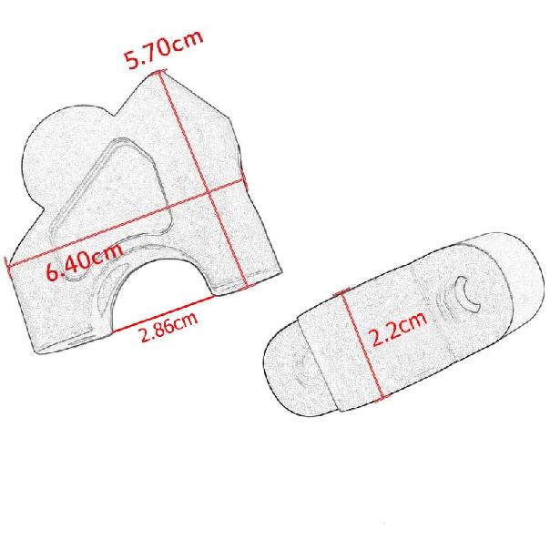 For Honda CB500X CB500F Handlebar Riser Moves Up Extend Adapter 2019 2020 2021 CB 500X 500F Handle Bar Raiser Clamp Height Back