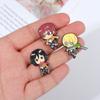 Stylish Eren Yeager Brooch Featuring Alluring Anime Design Ideal For Personal Accessories