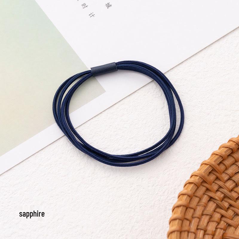 Korean Style High-Elastic Seamless Hair Tie for Ponytails