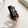 Luxury Retro Pattern Phone Rings Case for Samsung Galaxy Z Flip 5 4 3 5G Shockproof Chain Bracelet Back Women Cover