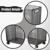 Toy Organizer Toy Box Toy Chest Rolling Basket for Playroom Kids Room Boys Girls