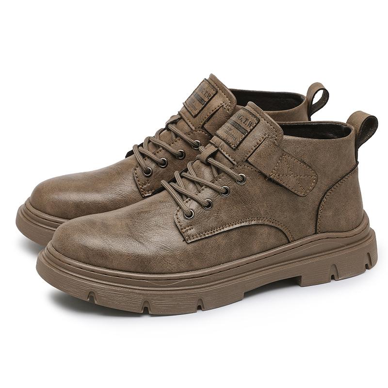 

Мужские ботинки черные кожаные туфли для гольфа промышленные мужские на платформе мужские скейтборд прогулочные летние стильные дизайнерские кроссовки мужские 39 коричневый