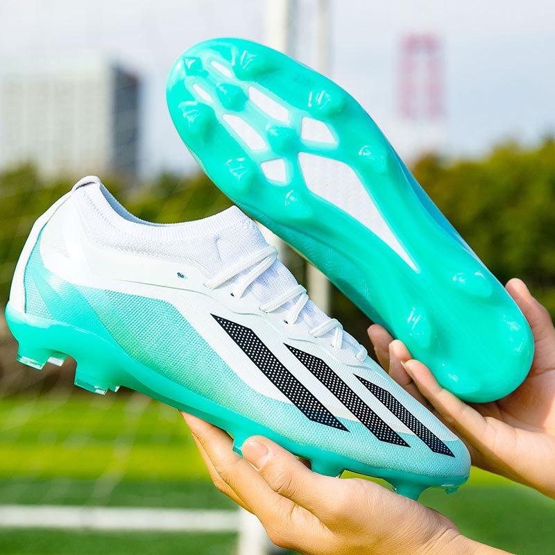 Foreign trade new high-top football shoes AG long nail football shoes TF broken nail training shoes Football men